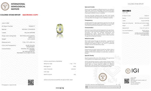 NATURAL PITAMBARI 4.78  CARATS - Media 6