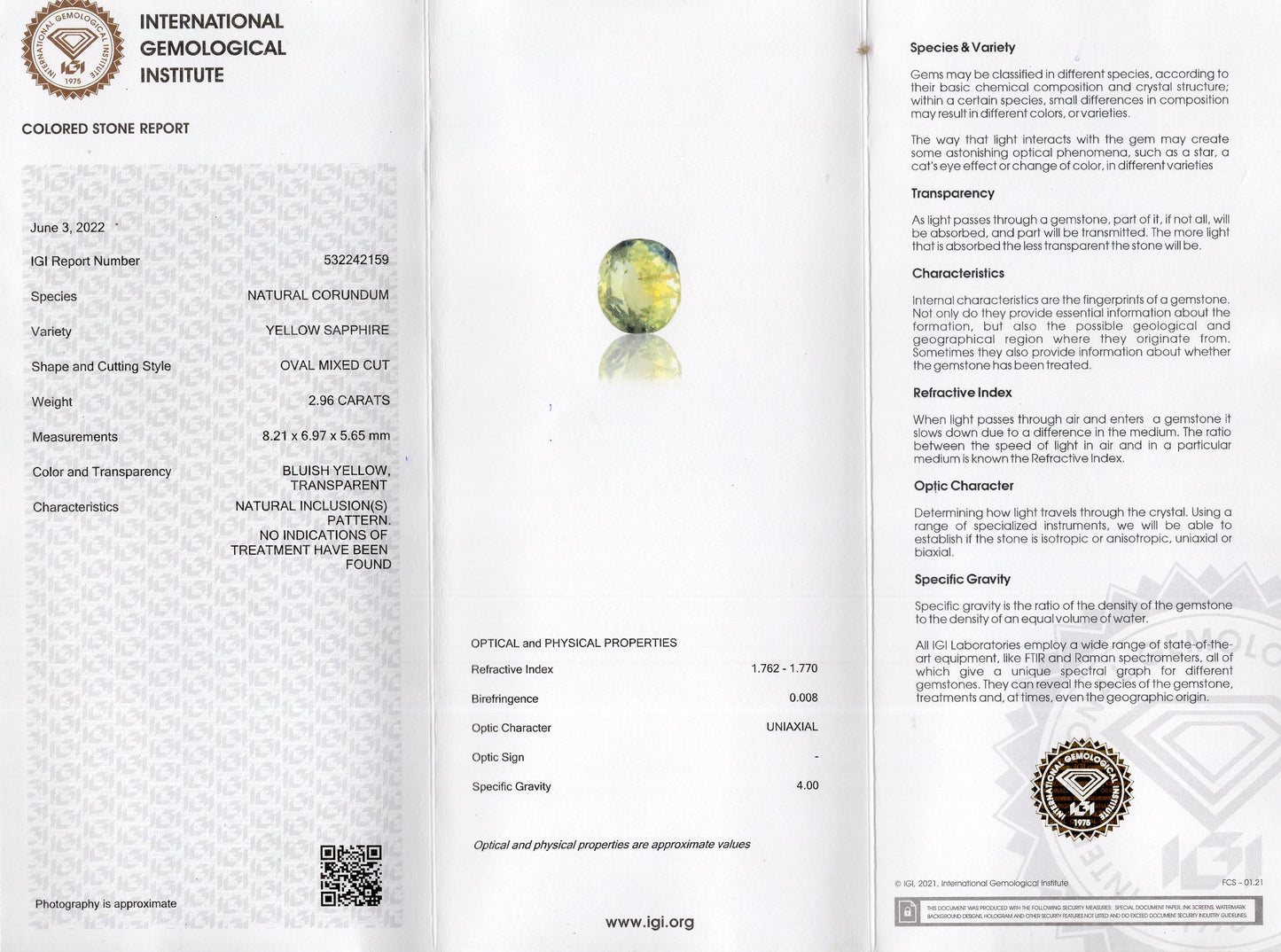 
                    
                      NATURAL PITAMBARI 2.96 CARATS - Media 5
                    
                  