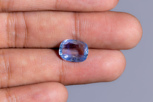Natural Blue Sapphire (Neelam) 4.92 Carats - Media 4