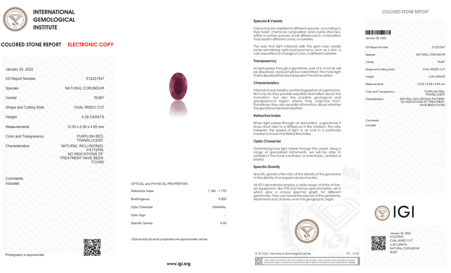 
                    
                      Natural Ruby (Manik) 4.26 Carats - Media 6
                    
                  
