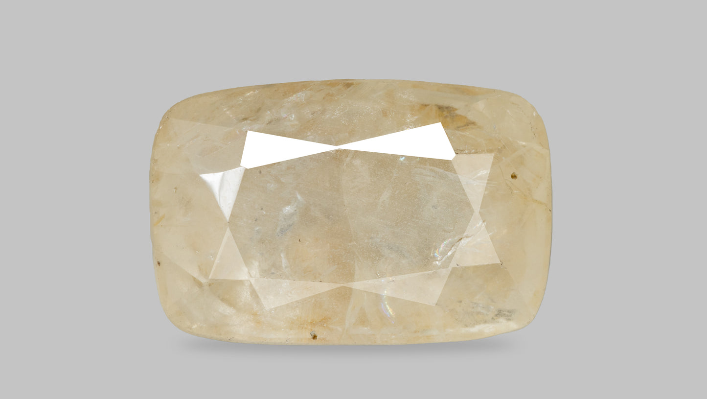 Natural Yellow Sapphire (Pukhraj) 7.01 Carats - Yellow Sapphire (Pukhraj)