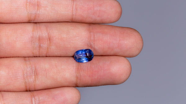 Natural Blue Sapphire (Neelam) 2.73 Carats - Media 4
