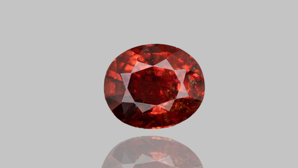 NATURAL HESSONITE (GOMED) 9.49  CARATS - Hessonite (Gomed)