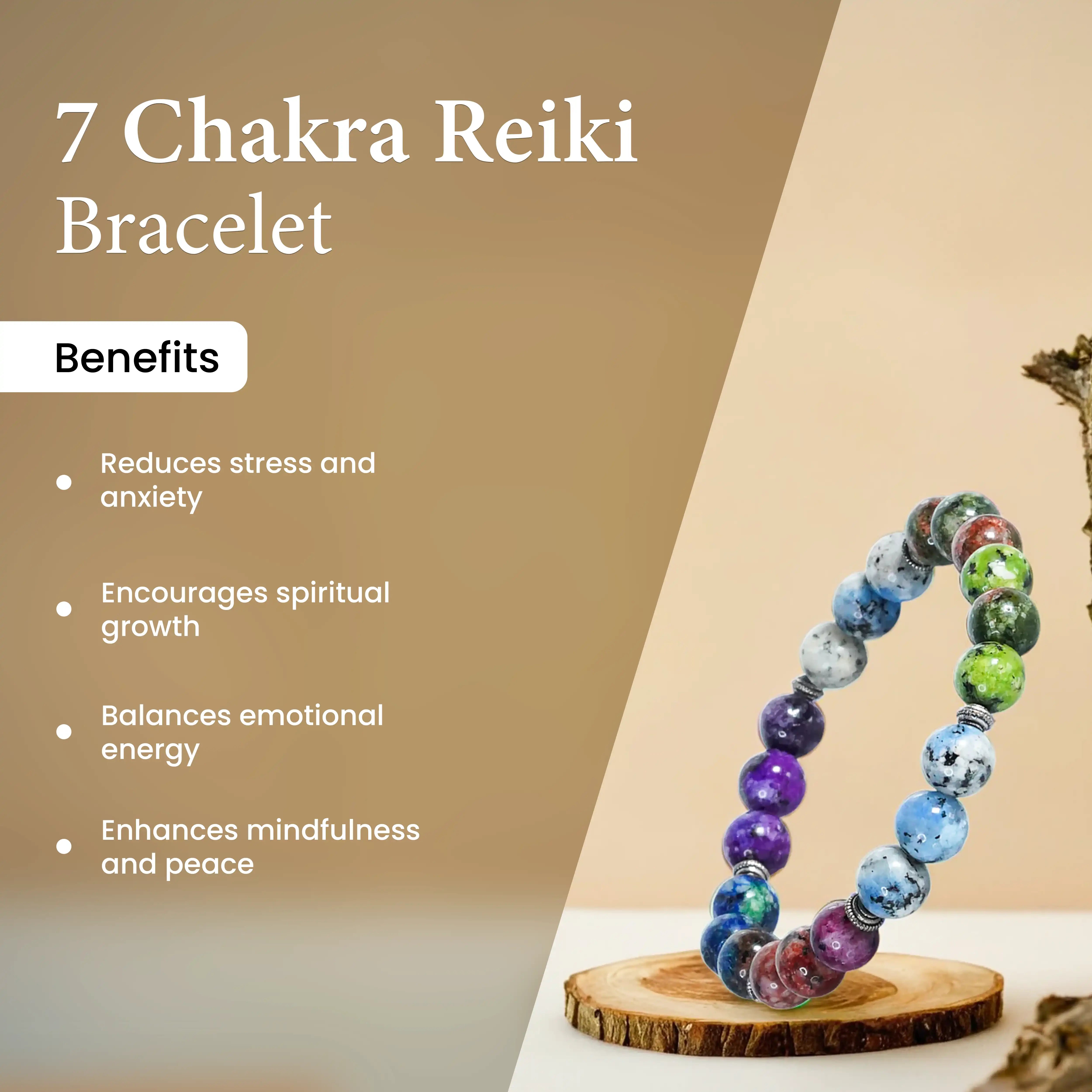 7 Chakra Reiki Bracelet