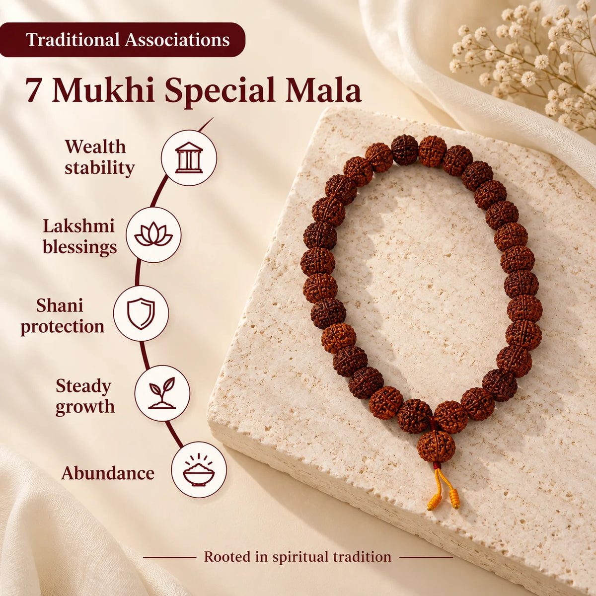 7 Mukhi Special Mala