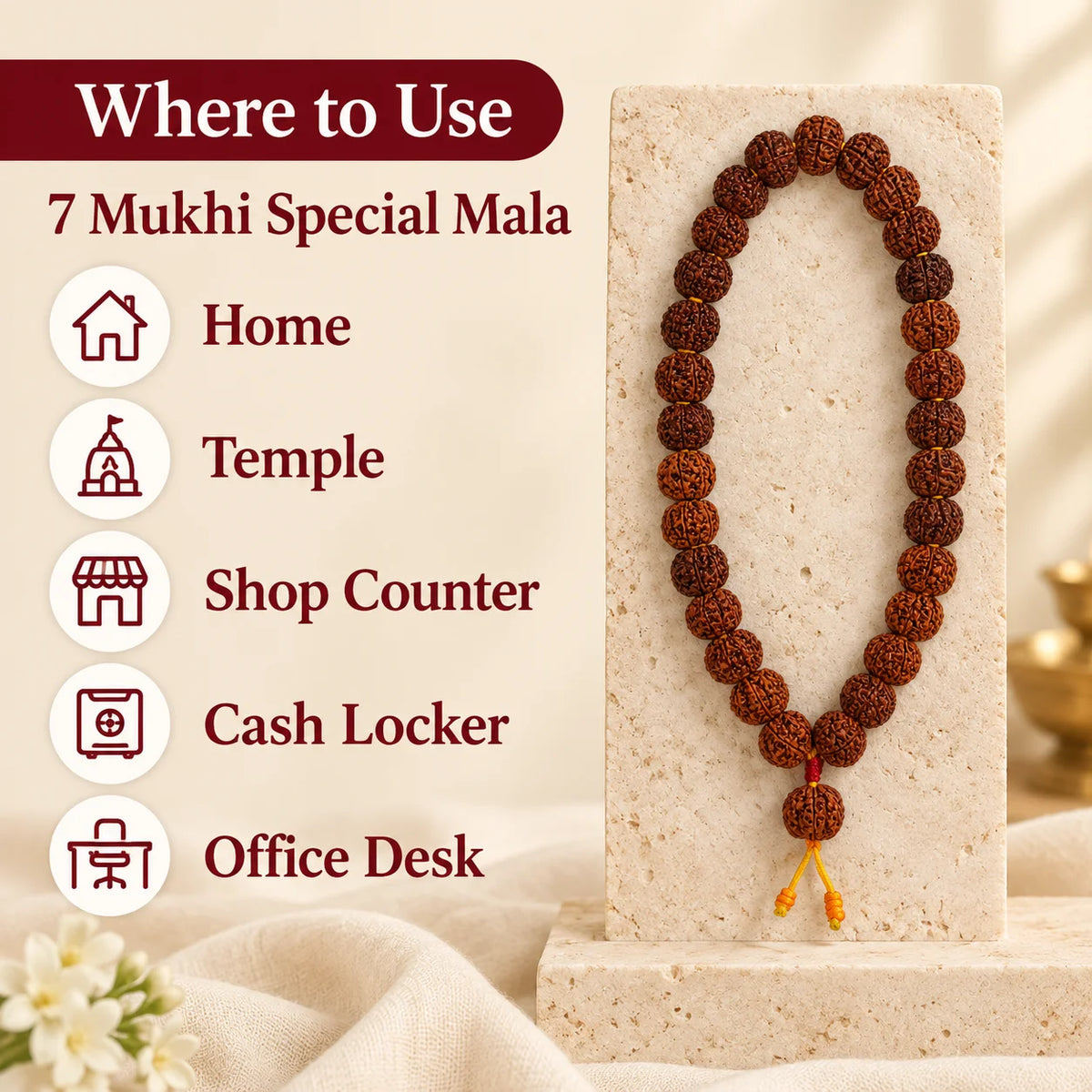 7 Mukhi Special Mala