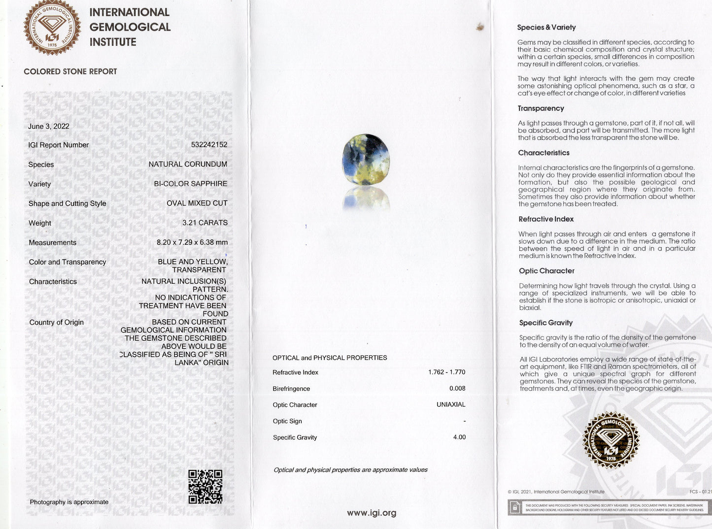 
                    
                      NATURAL PITAMBARI 3.21 CARATS - Media 6
                    
                  