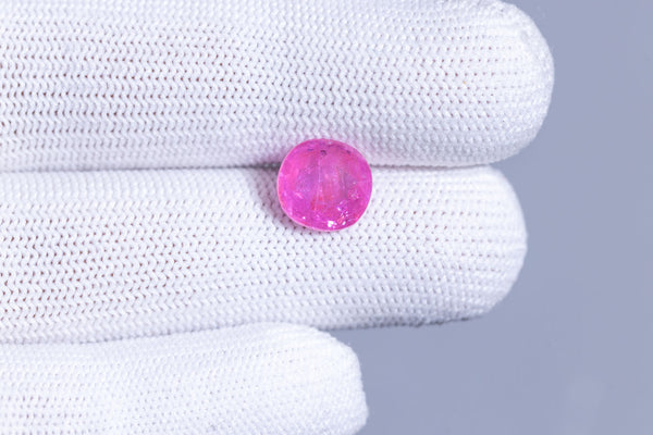NATURAL PINK SAPPHIRE 4.46 CARATS. - Media 4
