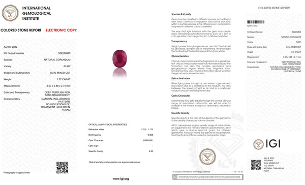 Natural Ruby (Manik) 1.72 Carats - Media 6