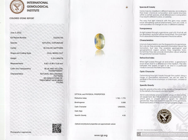 NATURAL PITAMBARI 3.33 CARATS - Media 6