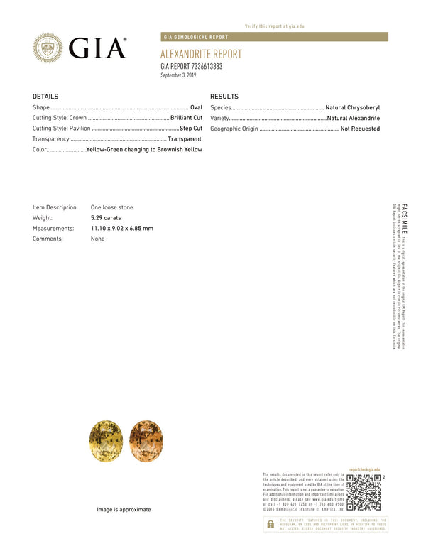 NATURAL ALEXANDRITE 5.29 CARATS - Media 6
