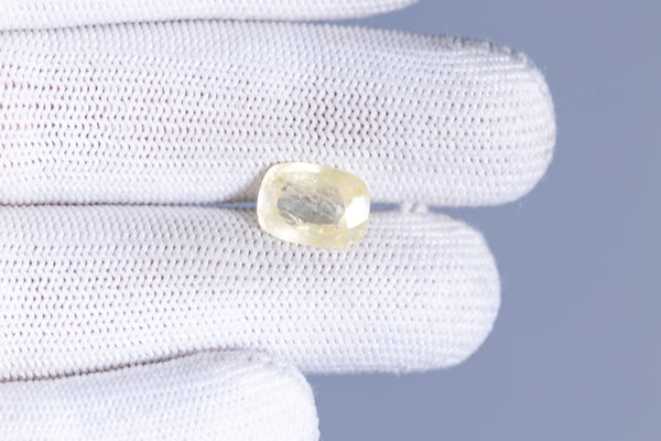 Natural Yellow Sapphire (Pukhraj) 6.02 Carats - Media 4