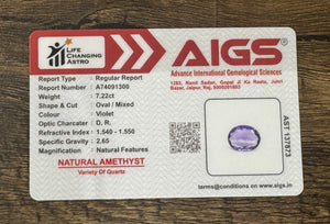 Amethyst - 7.22 Carats