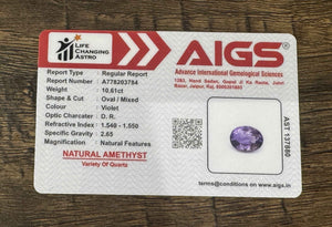 Amethyst - 10.61 Carats