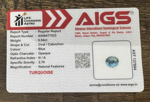 Firoza-Turquoise-8.54 Carats