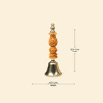
                    
                      aura suddhi brass bell, handcrafted brass pooja bell, temple bell for pooja, sound healing brass bell, spiritual bell for meditation, sanatan dharma pooja bell, negative energy cleansing bell, vastu bell for home temple, brass bell for rituals, brass bell by acharya lavbhushan
                    
                  