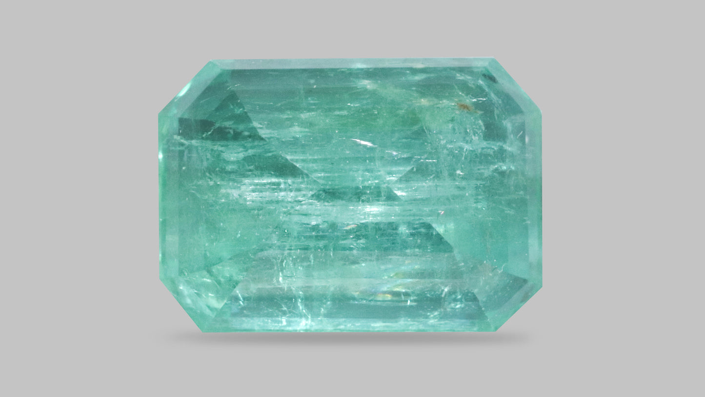 Minor Oil Natural Afganistan Emerald (Panna) 7.35 Carats - Media 2