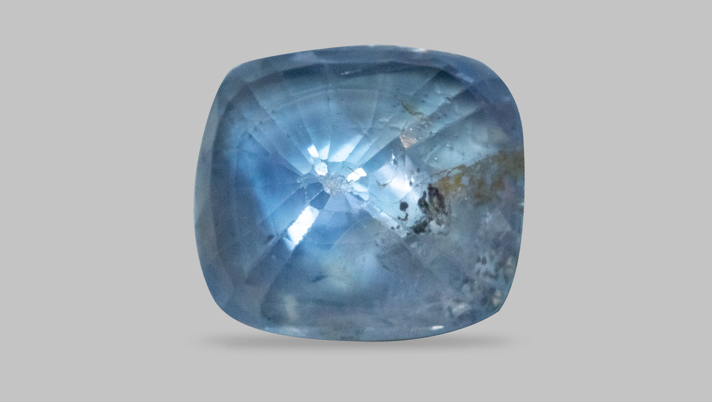Natural Blue Sapphire (Neelam) 5.71 Carats - Media 2