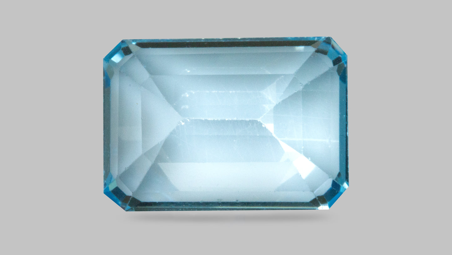 NATURAL BLUE TOPAZ 9.25 CARATS - Media 2