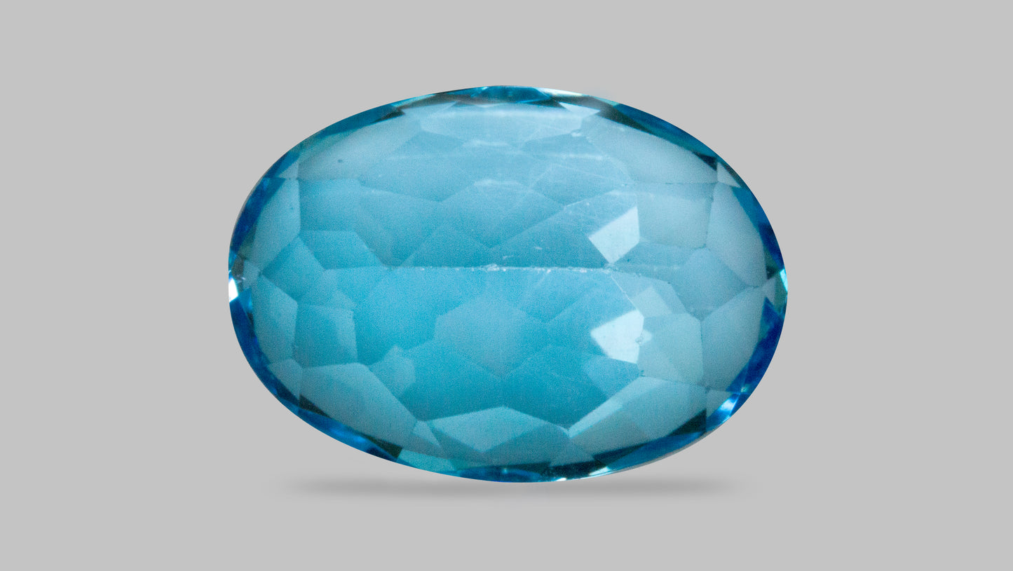 NATURAL BLUE TOPAZ 7.97 CARATS - Media 2