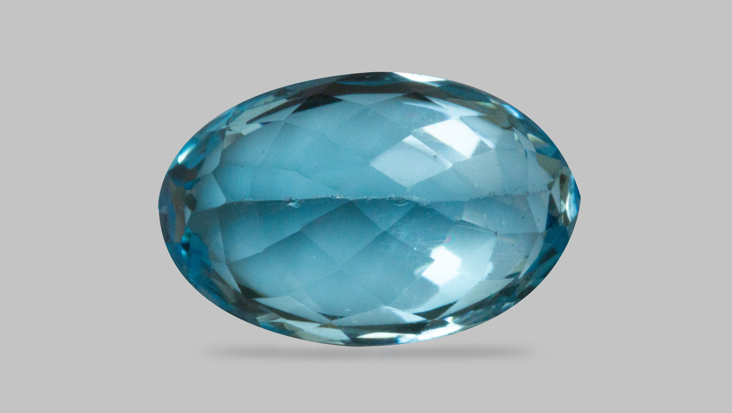 NATURAL BLUE TOPAZ 13.78 CARATS - Media 2