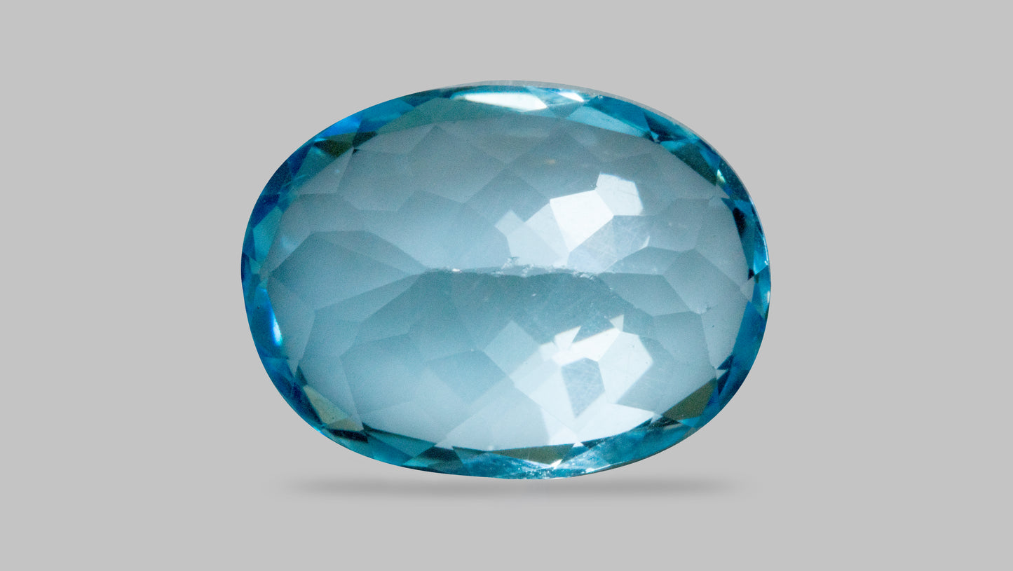 NATURAL BLUE TOPAZ 11.57 CARATS - Media 2