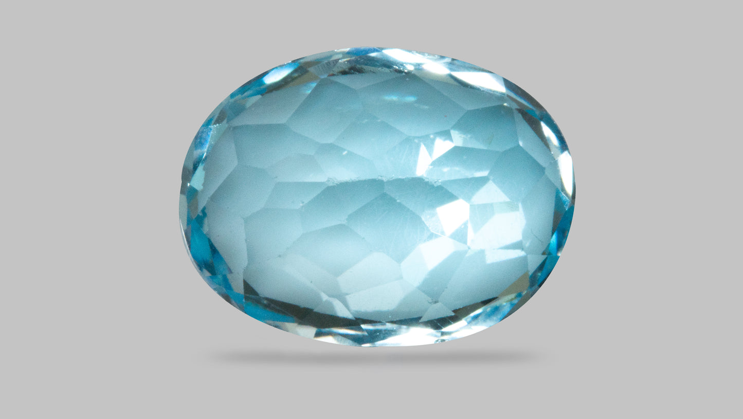 NATURAL BLUE TOPAZ  13.19 CARATS - Media 2