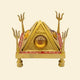 Baglamukhi Choki Yantra (Brass)