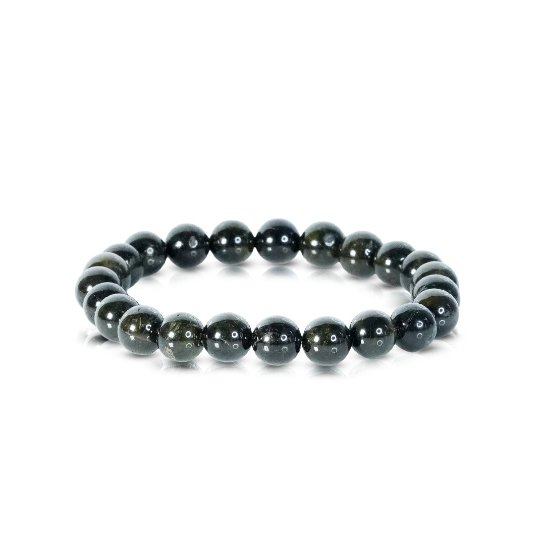 Bracelet for Grounding Power & Success -Black Obsidian