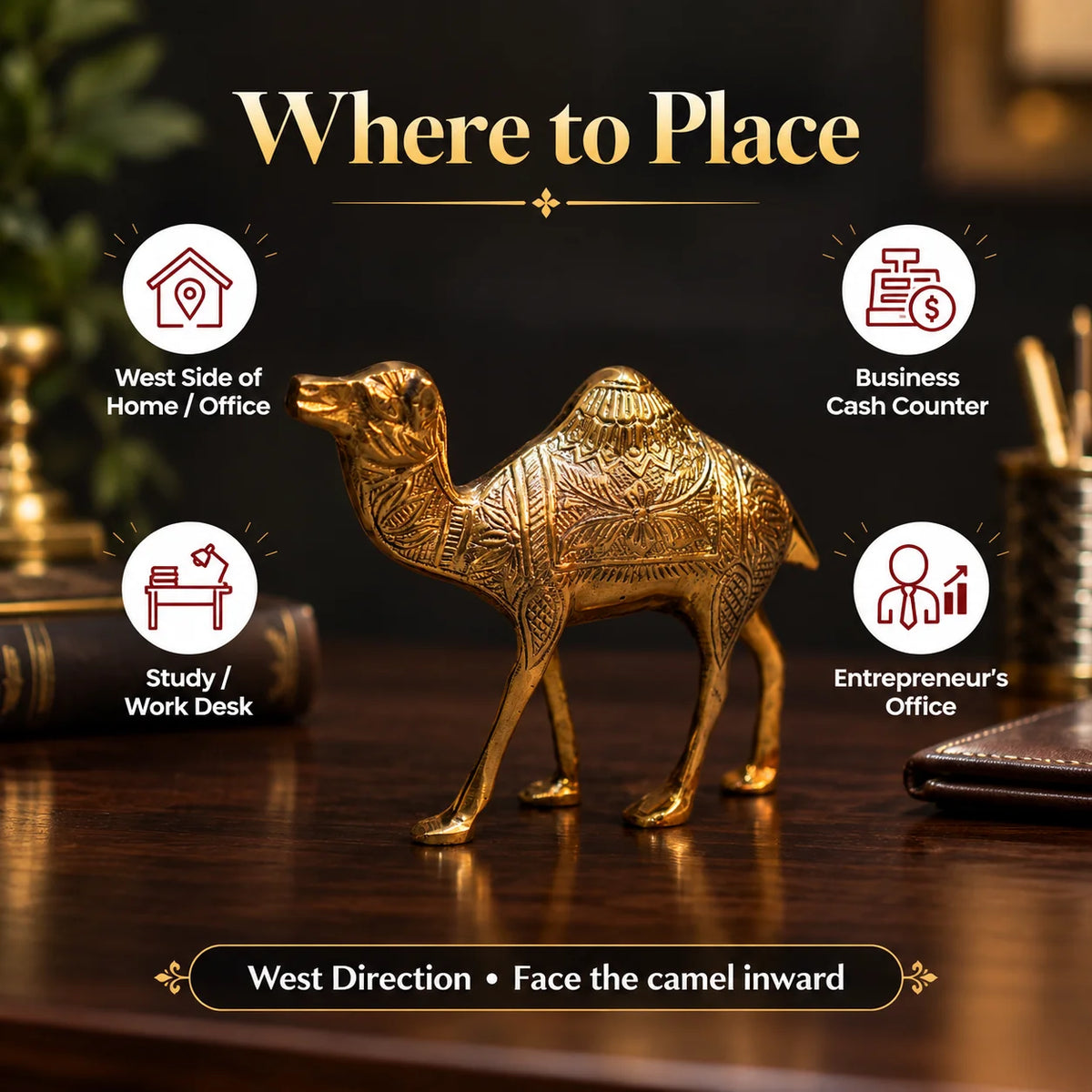 Brass Statue Camel