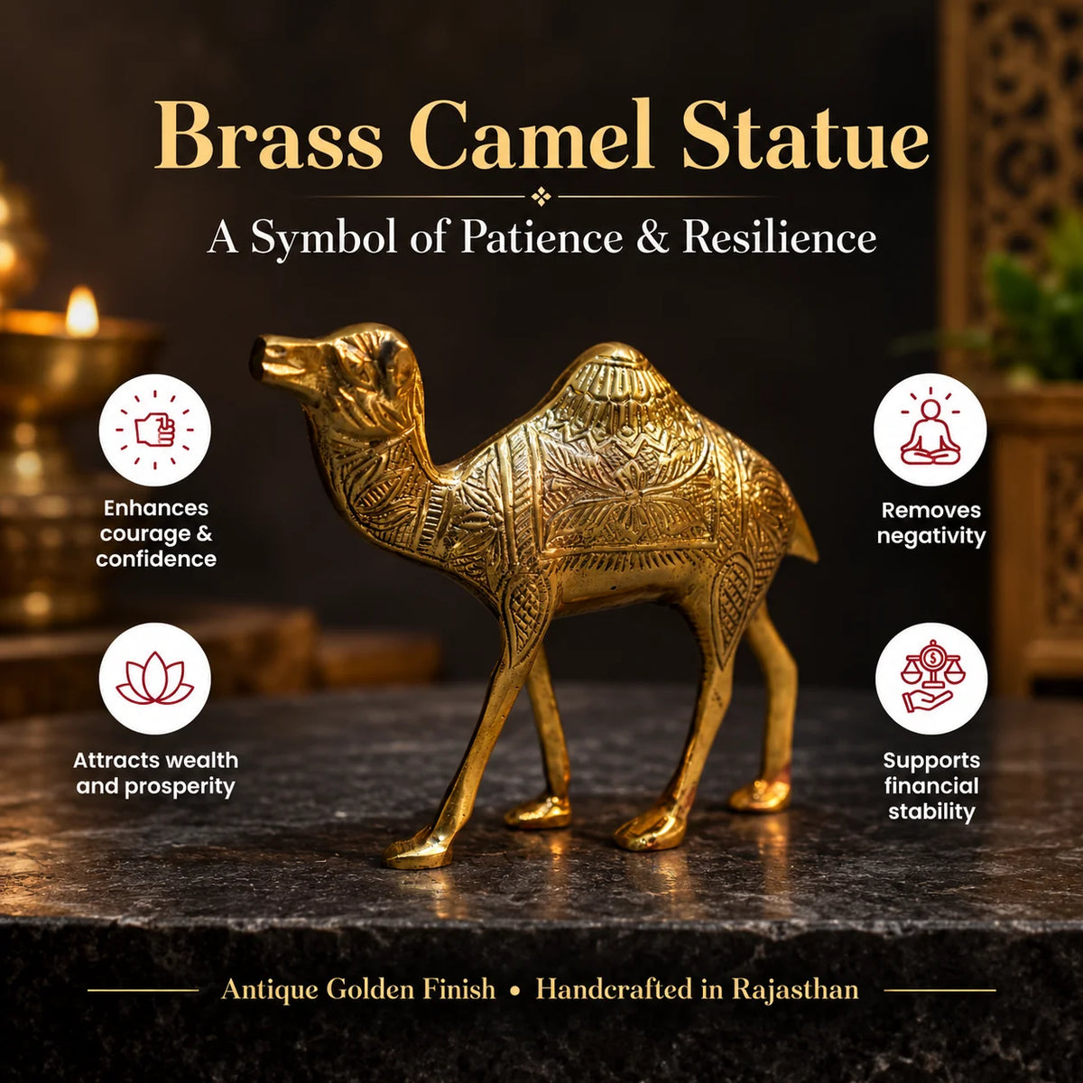 Brass Statue Camel