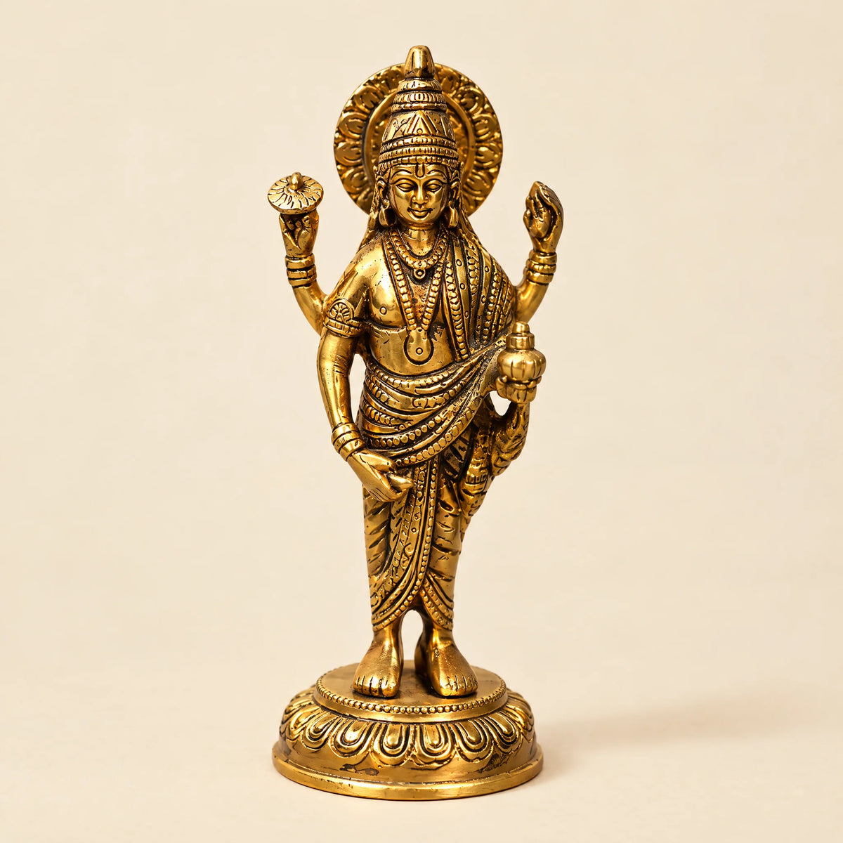 Brass Statue Dhanvantri