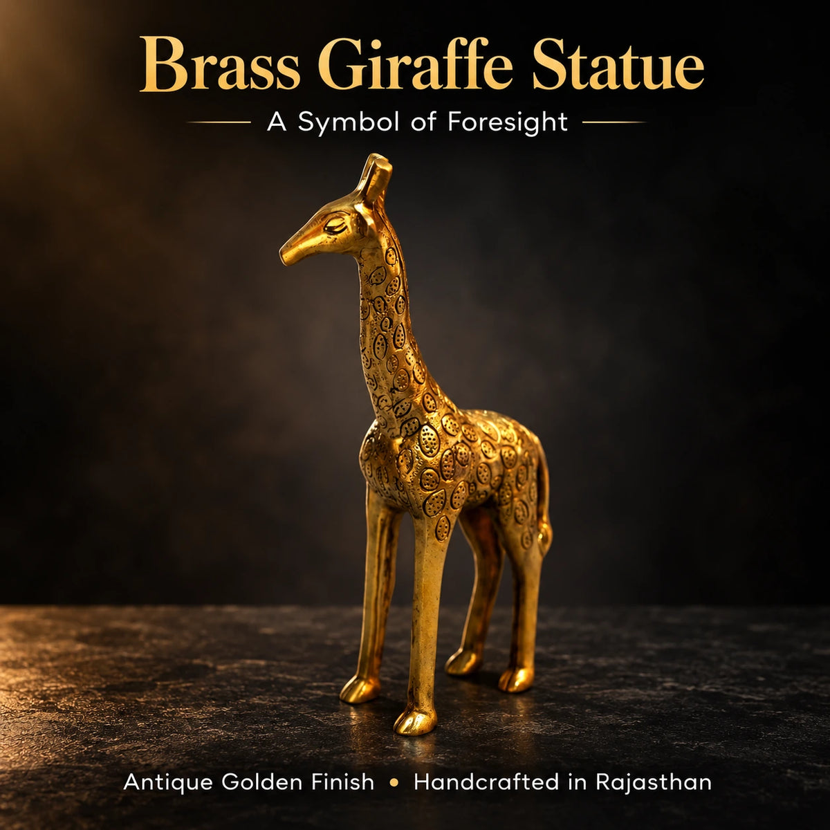 Brass Statue Giraffe