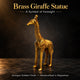 Brass Statue Giraffe