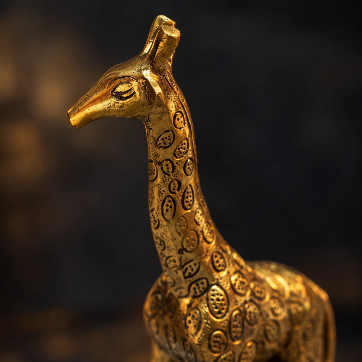 Brass Statue Giraffe