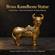 Brass Statue Small Kamdhenu Cow