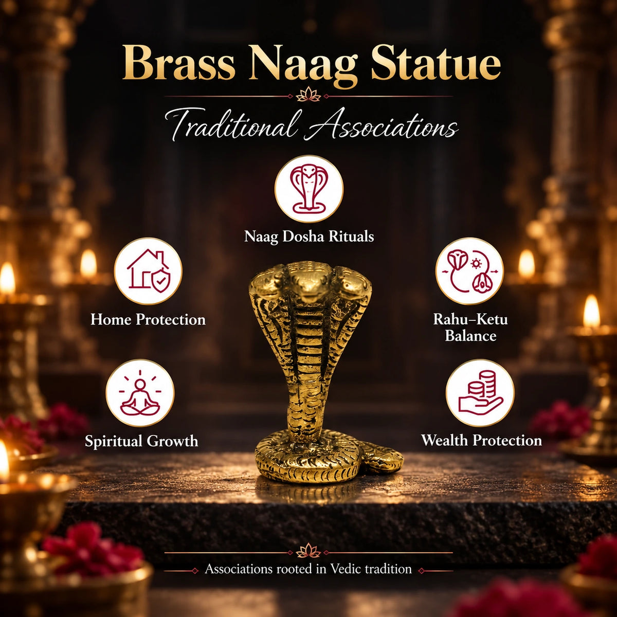 Brass Statue Snake