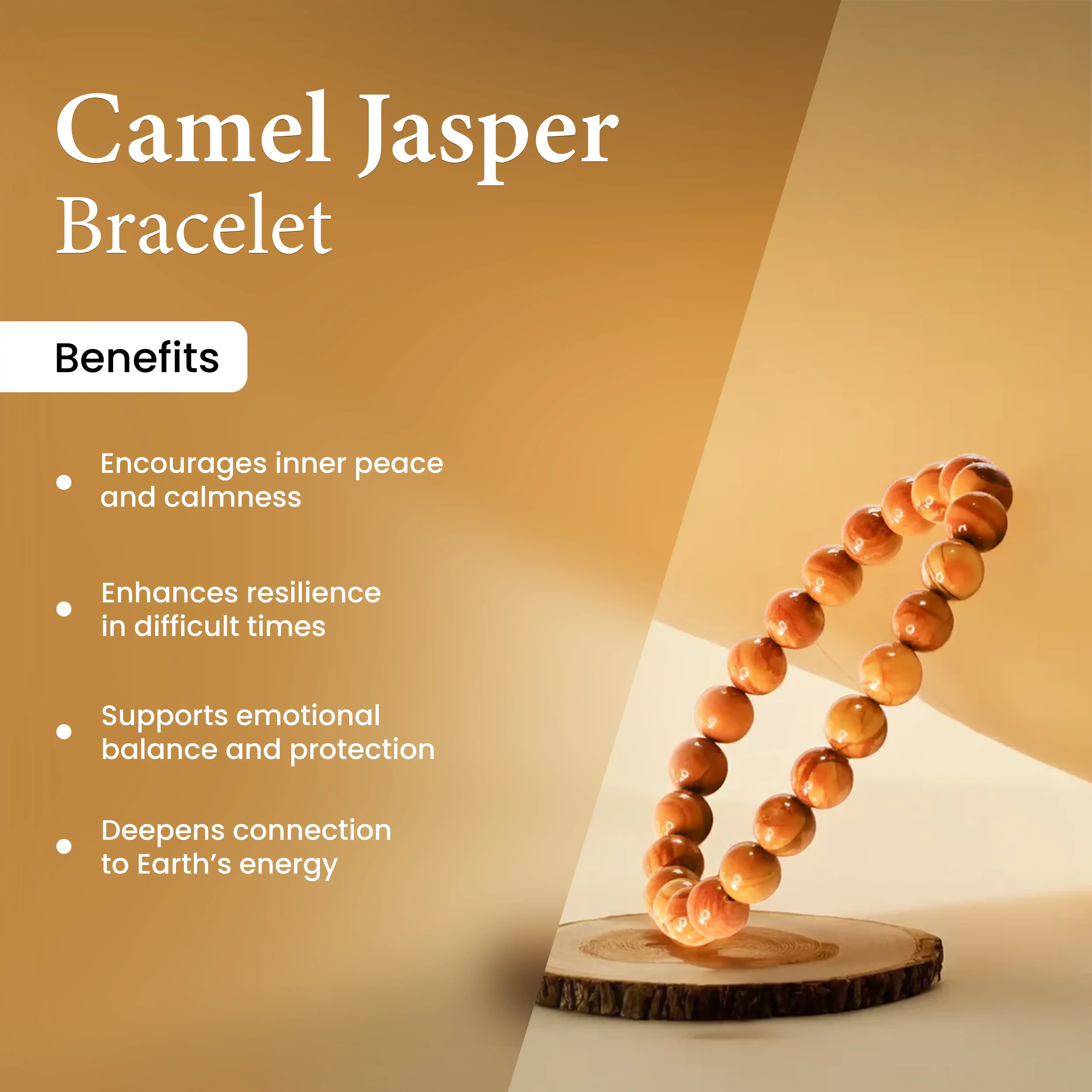 Camel Jasper Bracelet
