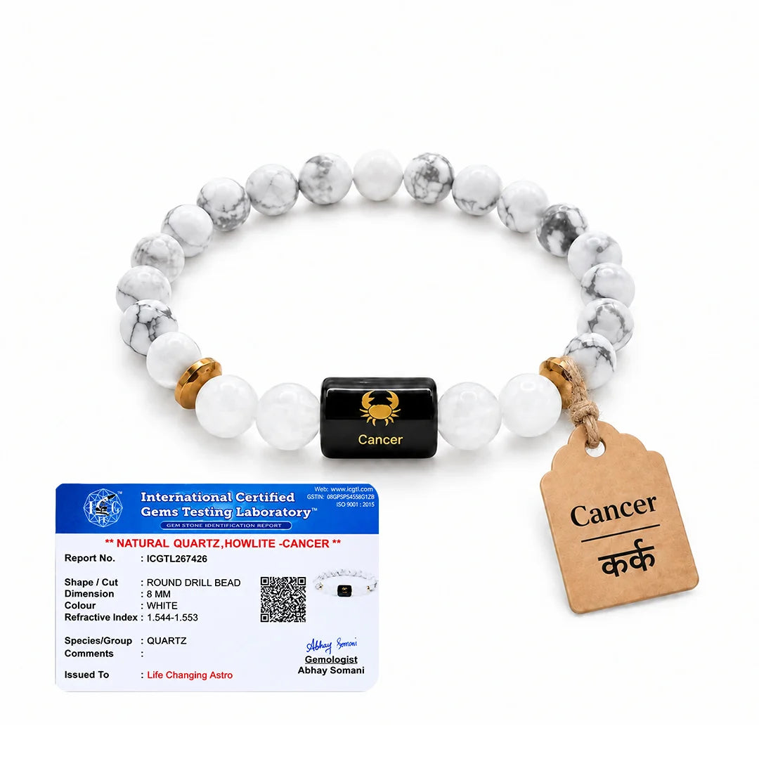 Cancer (Karka) Rashi Bracelet
