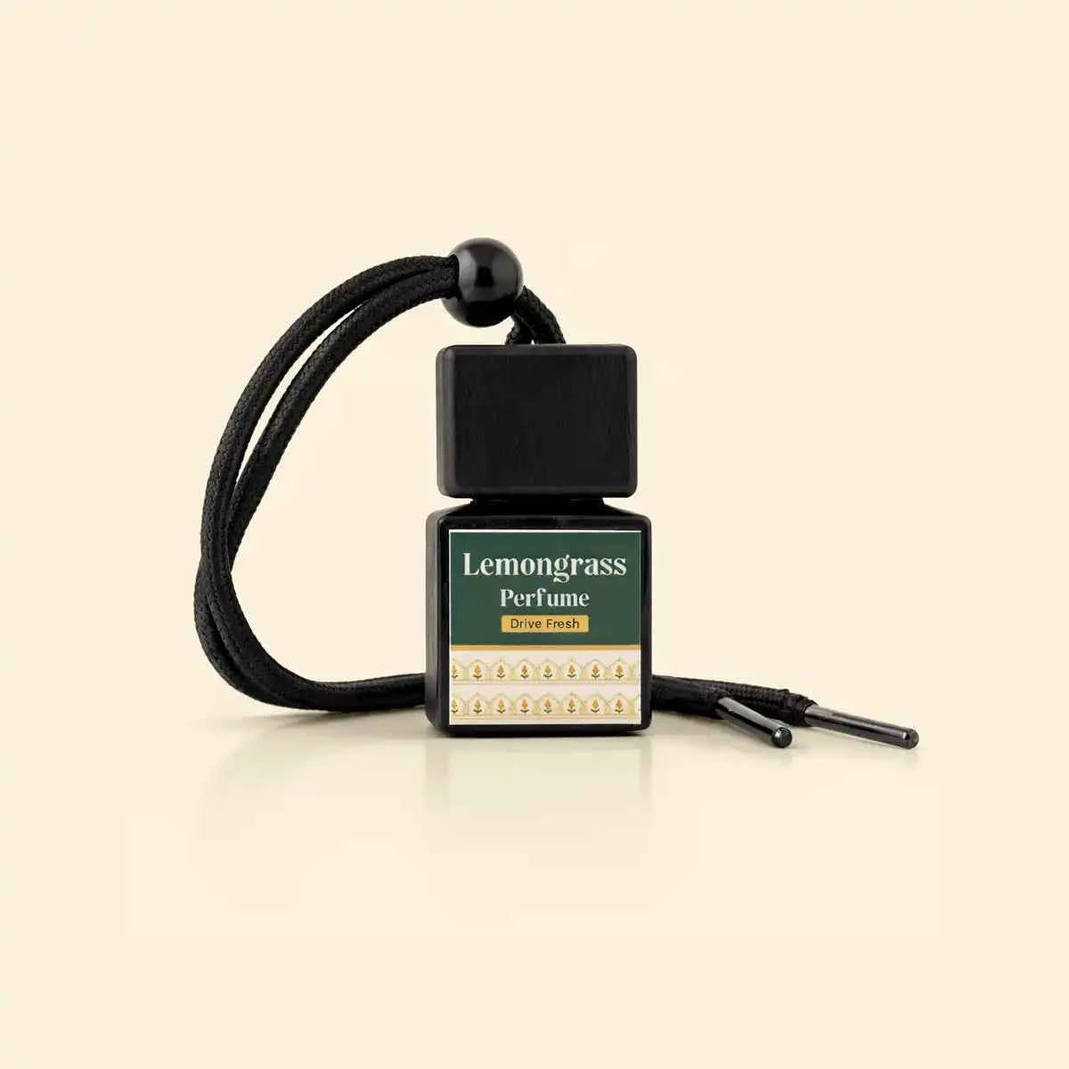 car perfume lemongrass acharya lavbhushan, lemongrass car freshener, essential oil car perfume, alcohol free car fragrance, natural car air freshener, citrus aroma car perfume, positive energy car perfume, long lasting car freshness