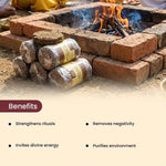 
                    
                      cow dung uple, gobar uple for havan, havan fuel cow dung, yagna uple, traditional havan samagri, sacred cow dung cakes, pooja havan uple, purification ritual fuel, cow dung uple by acharya lavbhushan, benefits 
                    
                  