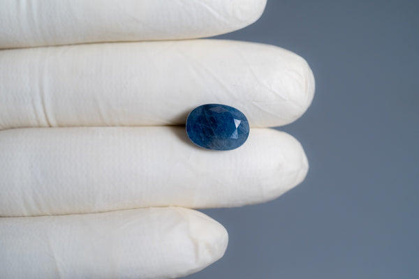 Natural Blue Sapphire (Neelam) 8.23 Carats - Media 3