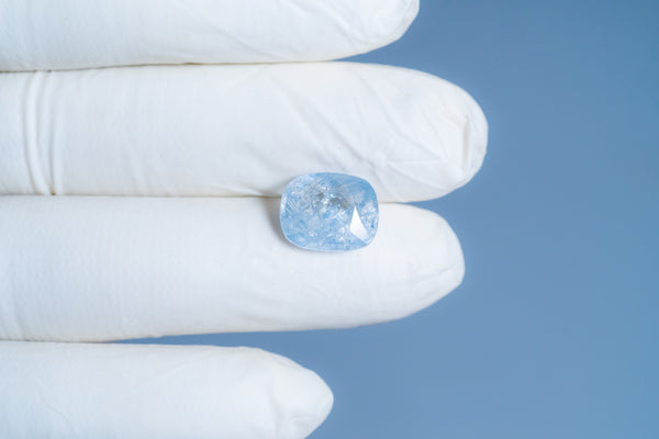 Natural Blue Sapphire (Neelam) 7.05 Carats - Media 3