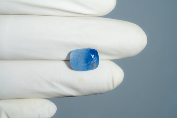 Natural Blue Sapphire (Neelam) 6.85 Carats - Media 3
