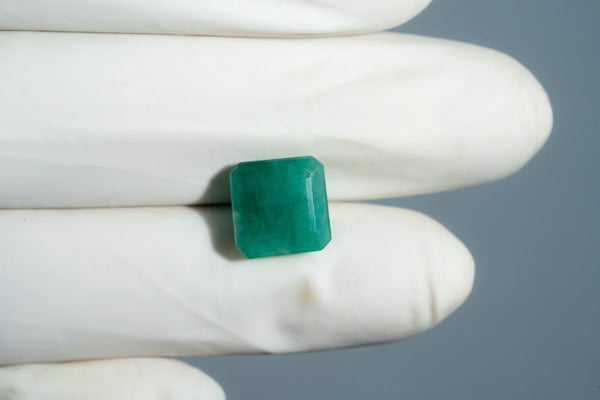 Natural Zambian Emerald (Panna) 6.39 Carats - Media 3