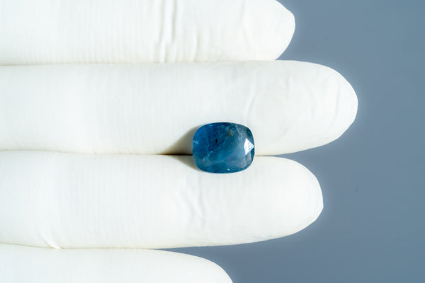 Natural Blue Sapphire (Neelam) 5.31 Carats - Media 3