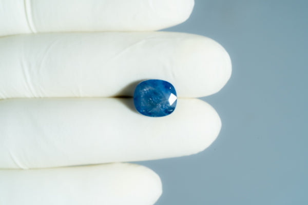 Natural Blue Sapphire (Neelam) 7.31 Carats - Media 3