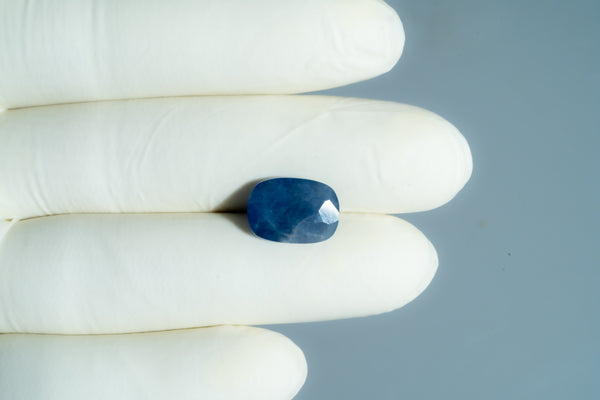 Natural Blue Sapphire (Neelam) 9.20 Carats - Media 3