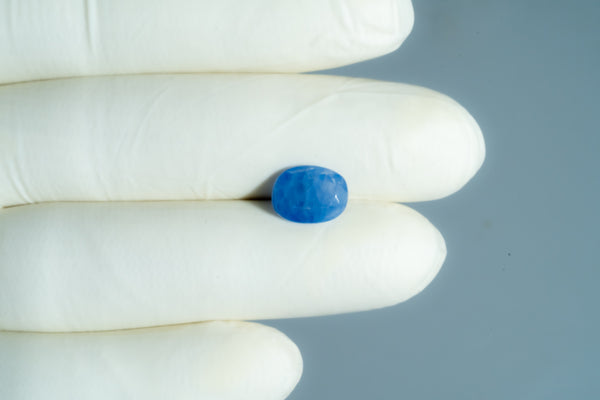 Natural Blue Sapphire (Neelam) 4.36 Carat - Media 3