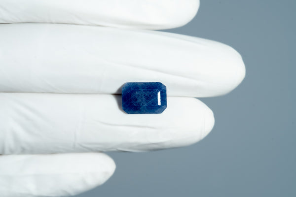 Natural Blue Sapphire (Neelam) 6.11 Carats - Media 4
